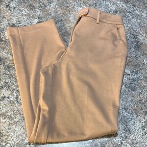 Vera Wang Tan Straight Leg Trousers
